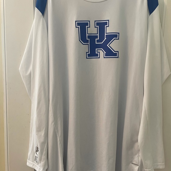 Nike Dri Fit Elite University of KY  Long Sleeve  Shirt Sz. XL Long In Back NCAA - Picture 2 of 5